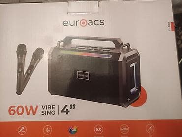 Euroacs EU-S815 portativ karaoke akustik sistemi - Güc: 60W -