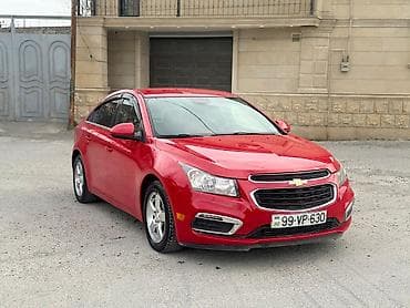 ses bogucular: Chevrolet Cruze – Qırmızı sedan - Kuzov: sedan, parlaq qırmızı rəng - — 4