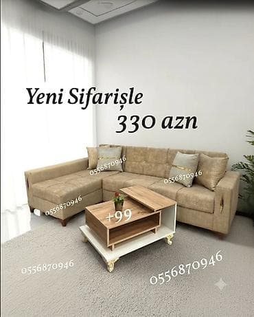 Ev və bağ: Künc divan, Yeni, Açılan, Bazalı, Parça, Şəhərdaxili pulsuz çatdırılma — 2