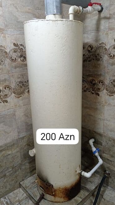 гидрофор для дома: Qazla işləyən şaquli su qızdırıcısı (kolonka/boiler) - Silindrik — 1