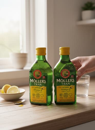 hind yağı qiyməti: Möller’s Tran – limon dadlı balıq yağı - Norveç istehsalı, orijinal — 1