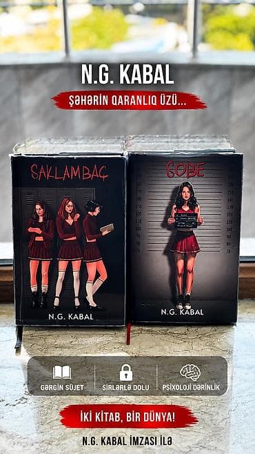 İdman və hobbi: 📚 N.G. Kabal – “Saklambaç” + “Sobe” 📚 🔥 2 kitab birlikdə satılır! 📕 — 1