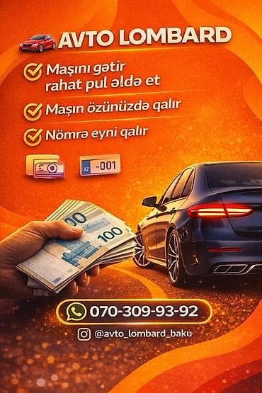 qapi demir qapi seyf qapi: Avto Lombard xidməti - Maşını gətir, rahat şəkildə nağd pul əldə et - — 1
