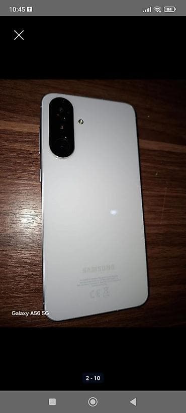 samsung grand 2: Samsung Galaxy A56 5G, rəng - Ağ, İki sim kartlı — 3