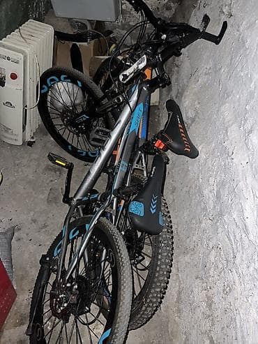 velosiped saft: Dağ velosipedi – 26" təkərli, ön amortizatorlu, disk əyləcli - — 1