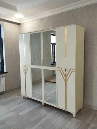 угловой шифоньер в спальню: Новый, Распашной, 2 двери Прямой шкаф, Гардеробный шкаф, Азербайджан — 12