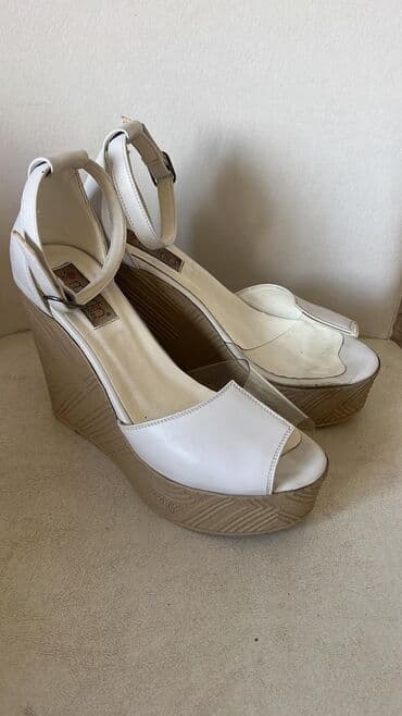 tekstil uşaq şəp şəpləri: Ölçü: 39, rəng - Ağ, İşlənmiş — 1