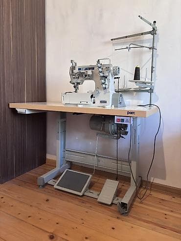 istilik paneli: Sənaye tikiş maşını – DOİT markası, stol və ayaq pedallı komplekt — 1