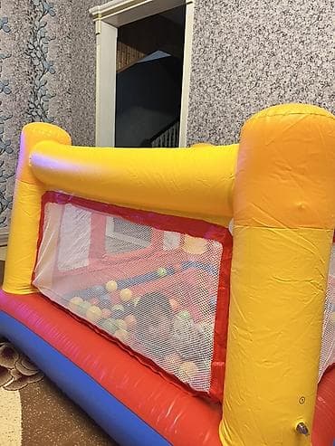 motosiklet uşaq: Uşaq üçün şişmə oyun evi – Intex Jump-O-Lene - Rənglər: sarı — 3