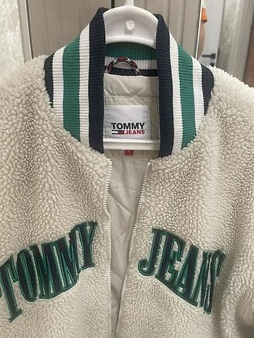 Верхняя одежда: Tommy Jeans kişi/junior sherpa bomber gödəkçəsi - Material: yumşaq — 2