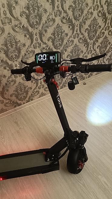 samkat: Elektrikli skuter – Toba - Güclü ön ikiqat LED fənərlər və arxa STOP — 4