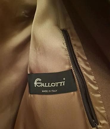 esger geyimi: Gallotti (Made in Italy) qadın palto - Rəng: isti qəhvəyi (kamel — 2