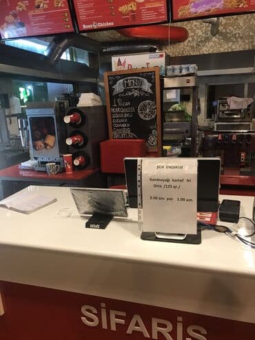 restoran ucun qab qacaq: Fastud və Burqer restorsnı ücunabsdanlıqlar satılır. Maqdonals — 11