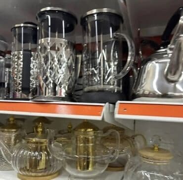 katarina çayı: Yeni, rəng - Gümüşü, Çaydan, Nikel, 3 l — 3