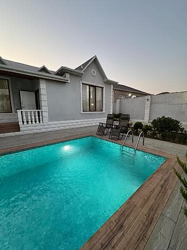 hovuzlu kiraye evler bakida: Bağ evi kirayə verilir, Mərdəkan Mərdəkanda yerləşən isti, hovuzlu bağ — 6