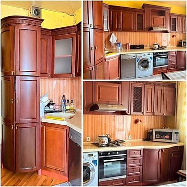 islemis mebiler: Metbex mebeli.qiymet 400 man.olcu 4.29sm.uzeri mermer.ustunde — 2