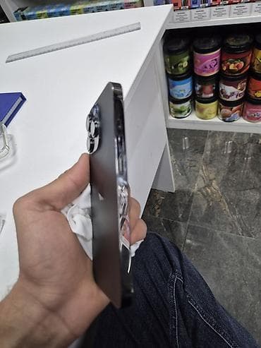 bərdə ayfon: IPhone 13 Pro, 128 GB, Black Titanium, Zəmanət, Face ID, Sənədlərlə — 3