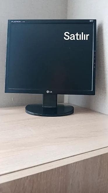 canon printer usb kabel: LG Flatron LCD monitor satılır. Kompakt ölçülü, qara rəngli masaüstü — 1