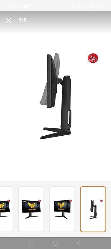 ASUS TUF Gaming monitor – 23.8" - Ekran: 23.8", Full HD (1920x1080) lalafo.az -da ASUS TUF Gaming monitor – 23.8" - Ekran: 23.8", Full HD (1920x1080)
