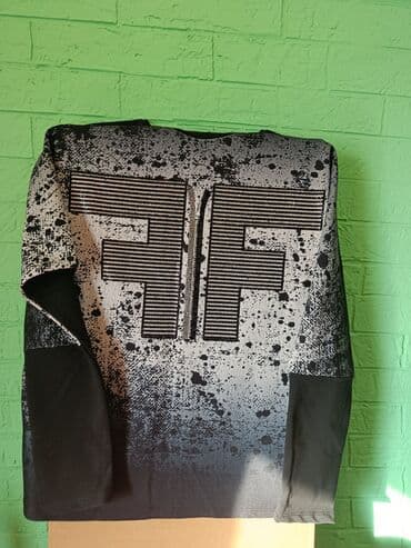 женские дубленки итальянского производства: Qadın bluz/köynək kolleksiyası - Model 1: Qara-boz ombre effektli — 1