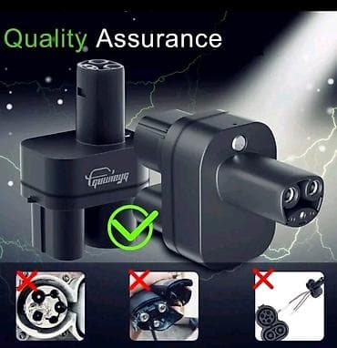 tesla adaptor: CCS2 → Tesla DC sürətli şarj adapteri Xüsusiyyətlər: - Uyğunluq: CCS — 5