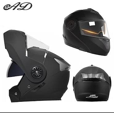 07 ucun arxa perde: Modulyar motosiklet dəbilqəsi – qara/qırmızı dizayn - Tip: Tam üzlü — 8