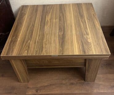 Jurnal masası, İşlənmiş, Açılan, Taxta, Kvadrat masa lalafo.az -da Jurnal masası, İşlənmiş, Açılan, Taxta, Kvadrat masa
