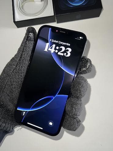 iphone 5s kreditle satisi: IPhone 12 Pro, 128 GB, Pacific Blue, Face ID — 10