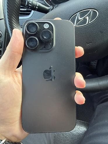 TV və video: IPhone 16 Pro, 512 GB, Black Titanium — 1