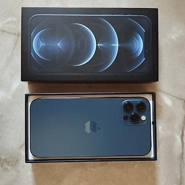 apple notebook: IPhone 12 Pro, 128 GB, Pacific Blue, Face ID — 2