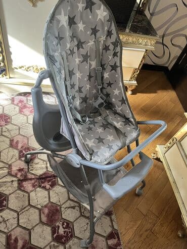 uşaq üçün stullu stol: Uşaq yemək stolu satılır dəmirdi çox keyfiyyətlidi şəkildəki kimi — 3