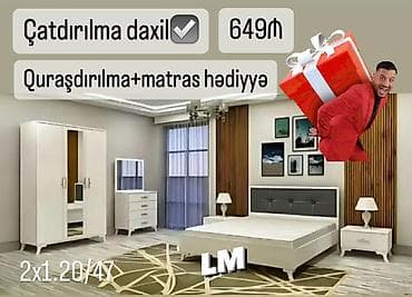 flora yataq desti: Yataq dəsti – sifarişlə, yeni Qiymət: 649₼ Dəst tərkibi: - Dolab — 1