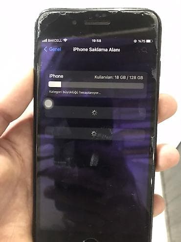 iphone 8s plus: IPhone 7 Plus, 128 GB, Qara, Zəmanət, Barmaq izi, Simsiz şarj — 2