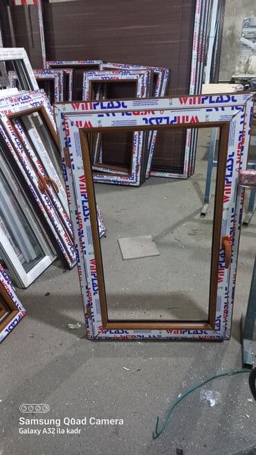 plastik qapi pencere setkasi: RƏNGLİ Plastik Pəncərə və Qapılar 60x120 bir ədədi 99 man — 11