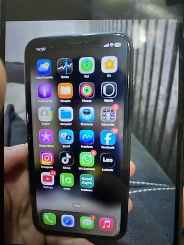 apple iphone 1: IPhone 11, 64 GB, Qara, Face ID — 2