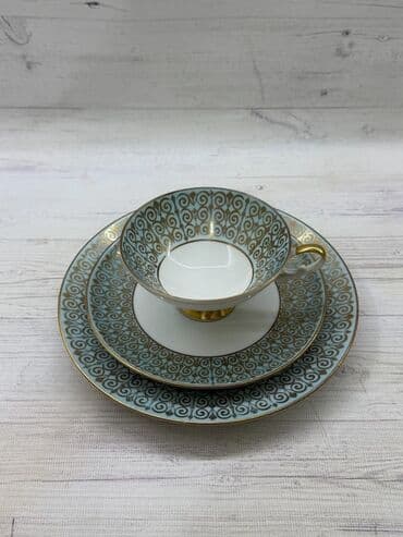 zerif cay: Çay dəsti, Farfor, Reichenbach, Almaniya — 2