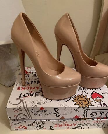 eqa shoes ecemi unvan: Tuflilər, Ölçü: 36, rəng - Bej, İşlənmiş — 1