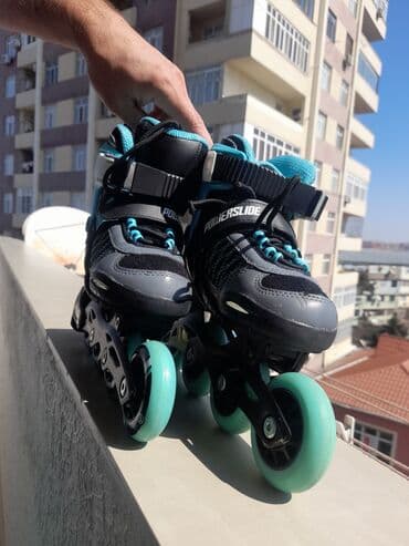 38 41 ölçülü rolikləri: POWERSLIDE markası,heç geyinilməyibehtiyacım olmadığı üçün satıram — 5