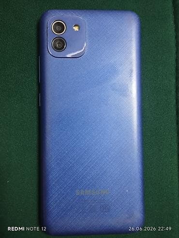 Samsung Galaxy A03, rəng - Mavi, İki sim kartlı