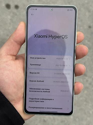 Redmi Note 13, 256 GB, rəng - Yaşıl, Sensor, Barmaq izi, Face ID
