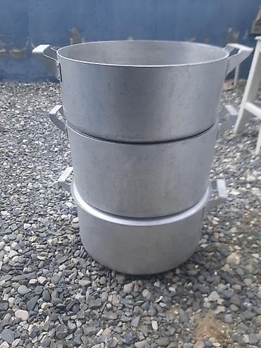 lambirin satisi: Tava, Qazan, Bişirmə üçün formalar, rəng - Gümüşü, Alüminium, SSRİ — 6