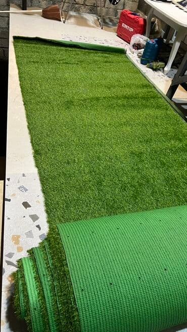 Santexnika: Süni ot örtüyü – rulon şəklində Məhsul təsviri: - Təbii ot görünüşlü — 3