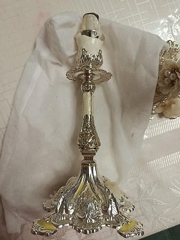 Картины и портреты: Məhsul: Klassik üslubda iki ədəd şamdan dəsti cox az istifade edilib — 4