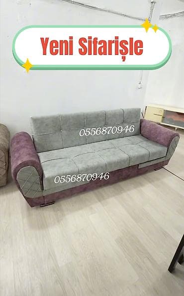 ucuz divan: Divan, Qonaq otağı üçün, Parça, Bazalı, Açılan, Kitab — 5