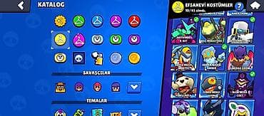 qizil gumus: Brawl Stars oyun hesabı - Kupa: 52,118 - Savaşçılar: 100/101 - — 7