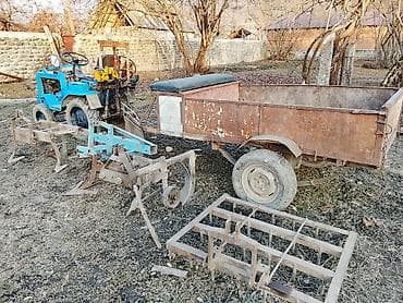 dizel su motorları: Mini traktor dəsti – qoşqu və aqreqatlarla Təsvir: - Kompakt mini — 1