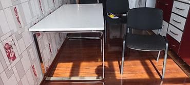 Kompüter masası, İşlənmiş, Açılmayan, Dördbucaq masa