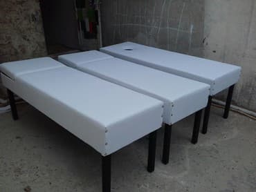 Salon, tibbi mebel: Kusetka yeni masaj stollari tam mohkem yumusaq ve her reng kojalardan — 9