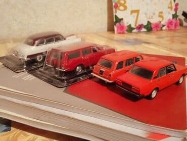 заказать модель машины: Kolleksiya üçün model avtomobillər dəsti - Miqyas: 1:43 - Material — 2
