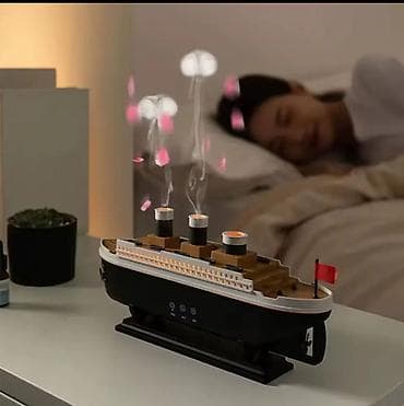 Ütülər və buxarlayıcılar: Jellyfish Aroma Diffuser – Gəmi dizaynlı aromaterapiya cihazı - — 2